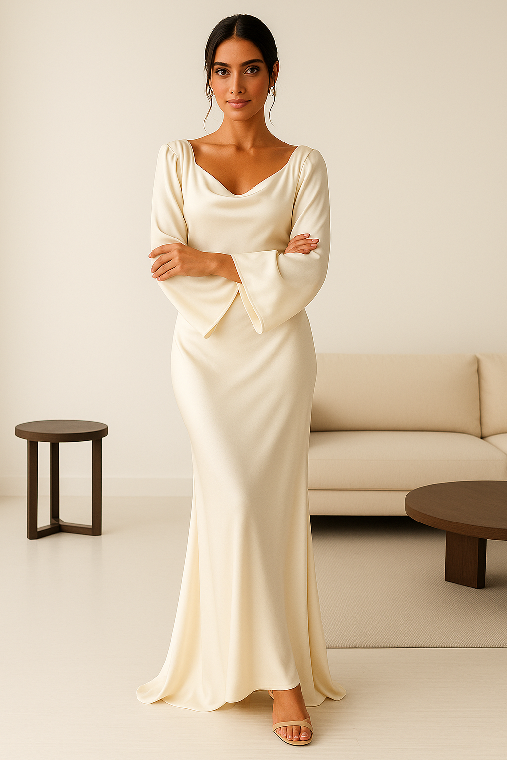 Abiti lunghi a maniche lunghe per donna