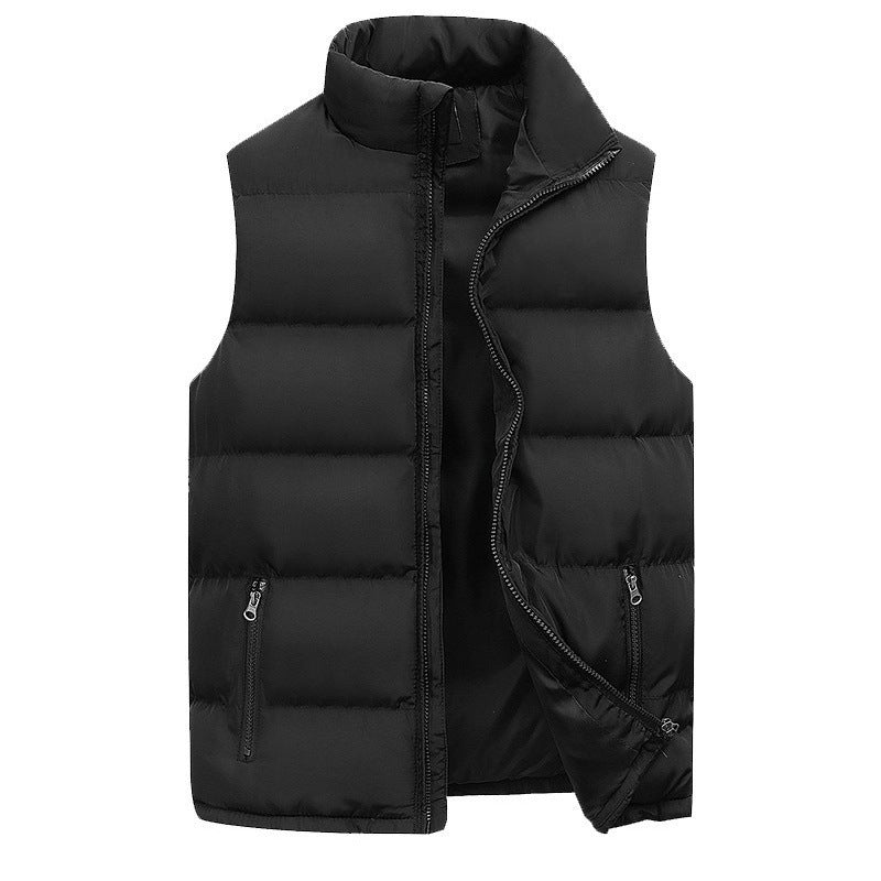 Gilet trapuntato in piuma da uomo