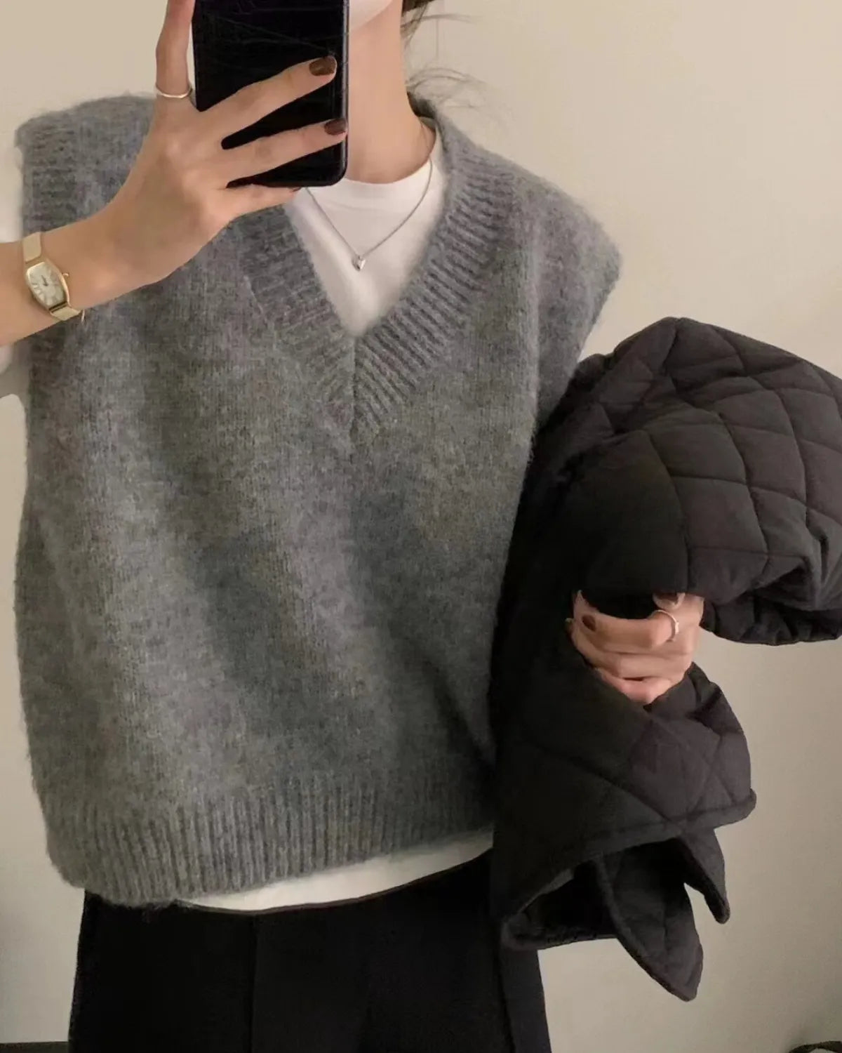 Elegante gilet senza maniche